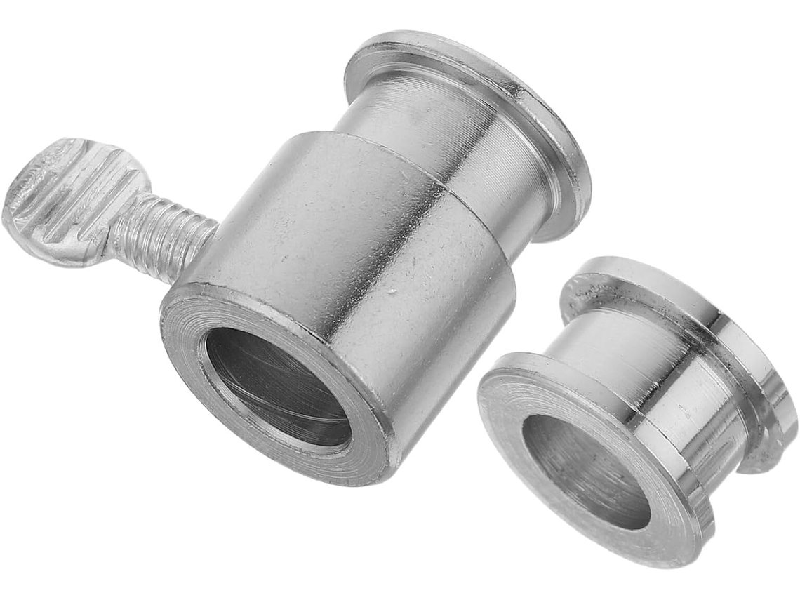 1 Juego De Manguitos Limitadores De Varillas De Hierro Cromado Para Parrillas De Gas. Accesorios De Fácil Mantenimiento