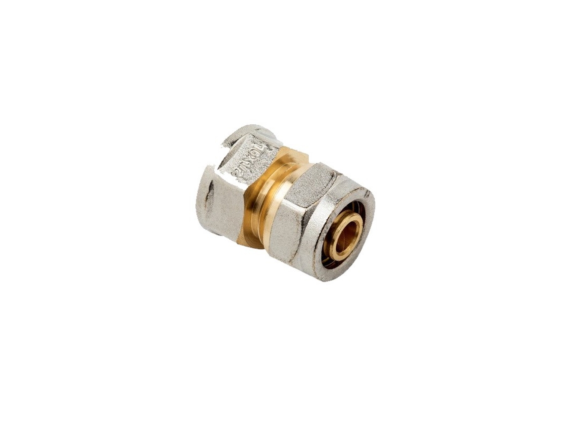 Entronque 3/4 Hembra Para Tubo Multicapa De Compresion 20 Mm, Sin Necesidad De Maquina Prensadora, Gris