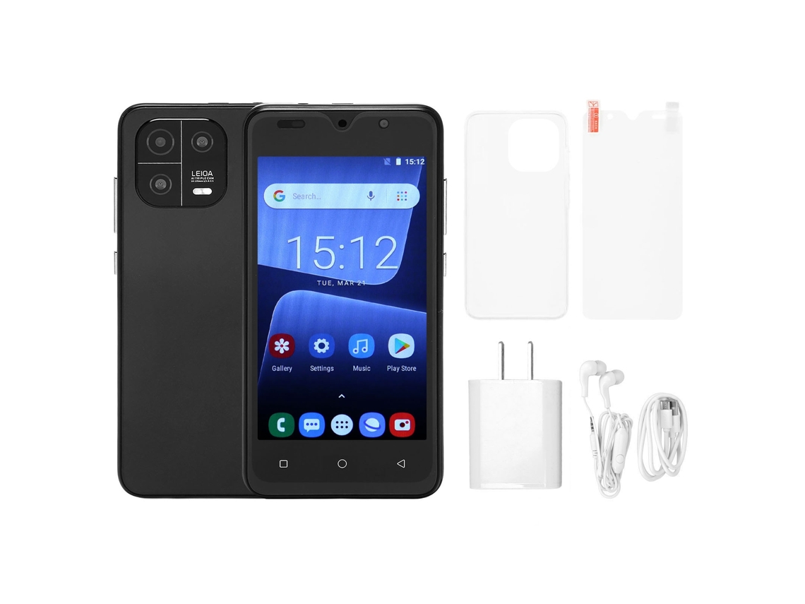 Smartphone Desbloqueado, 5.0 Pulgadas, 4 Gb De Ram, 32 Gb De Rom, Cámara De 8 Mp, Pantalla Grande, Android 10, Enchufe Estadounidense.