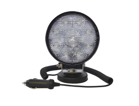 FAROL AUXILIAR LED, REDONDO, LUZ DISPERSA, COM BASE MAGNETICA JBM