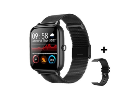Reloj inteligente deportivo resistente al agua, reloj inteligente con seguimiento de frecuencia cardíaca, notificación de información para hombres ...