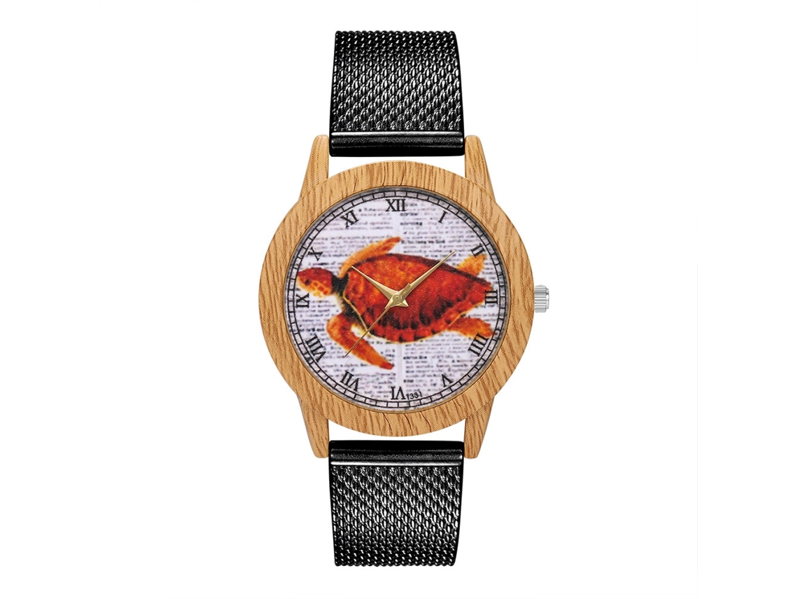 Reloj De Pulsera Unisex Para Parejas Zhoulianfa Con Correa De Malla De Acero Y Pantalla Redonda.