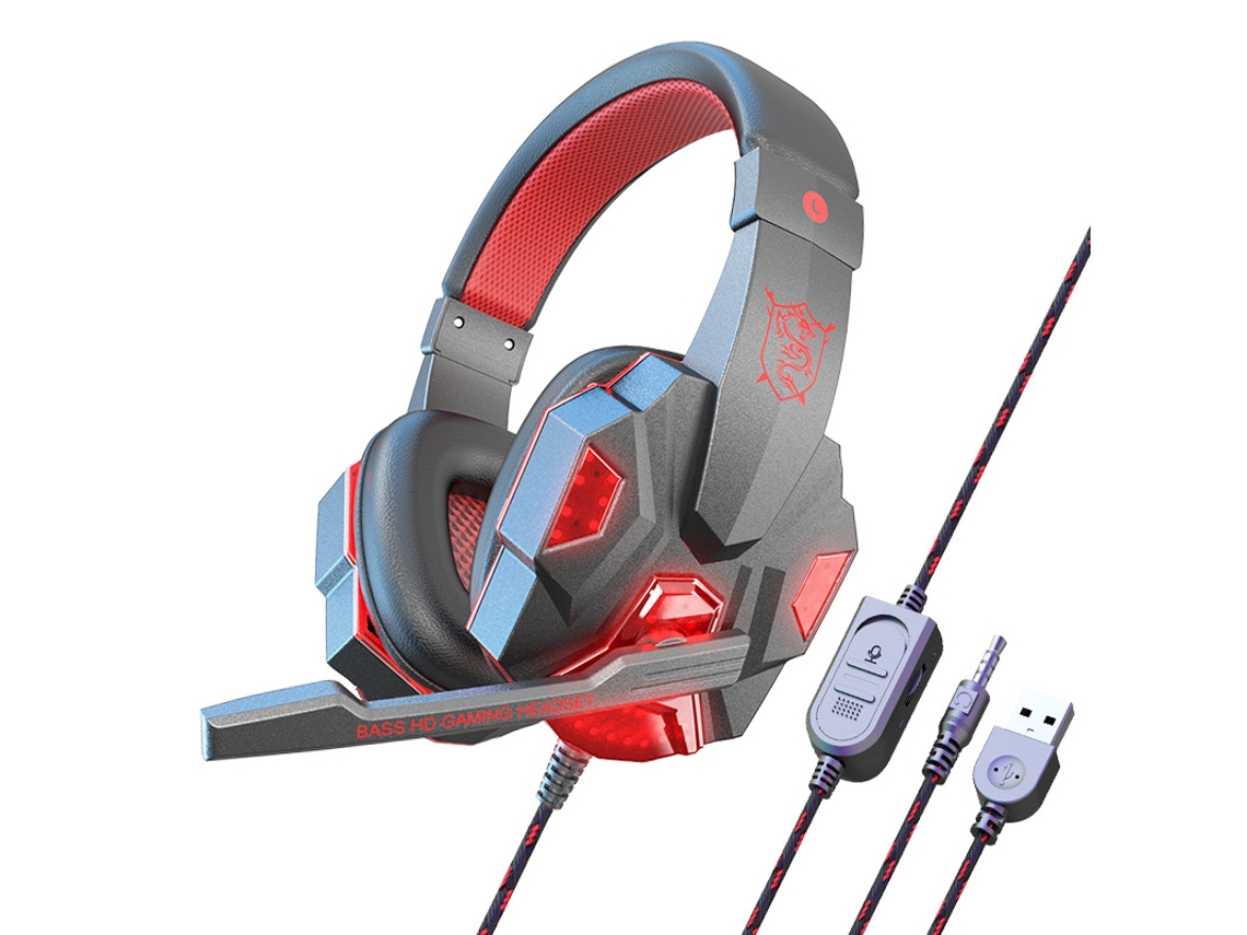 Auriculares con cable SZSMART SY830MV (On Ear - micrófono - rojo)
