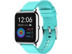 Reloj inteligente Yizhood con monitor de ritmo cardíaco, presión arterial y sueño, compatible con Android e iOS (azul)