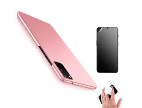 Carcasa + Protector + Popsocket Xiaomi Redmi Note 10 5G Turtleshell Rosa