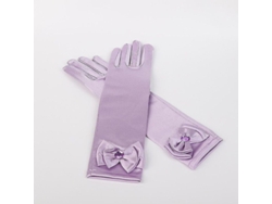Guantes Largos De Satén Estilo Princesa Para Niñas - Accesorios Para Vestidos De Novia - Regalos Para El Día Del Niño - Navidad - Cumpleaños