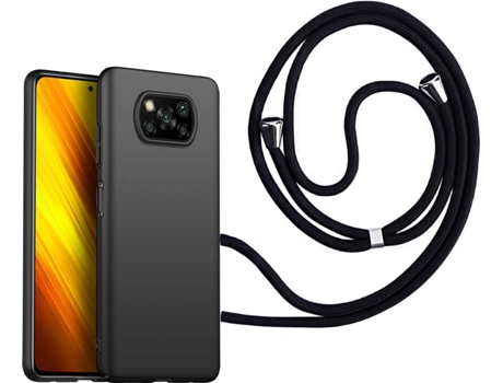 Funda Xiaomi Poco X3 Nfc Turtleshell Rígida con Collar Negro