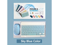 Combo de teclado y ratón inalámbricos Bluetooth Cuich de 10 pulgadas