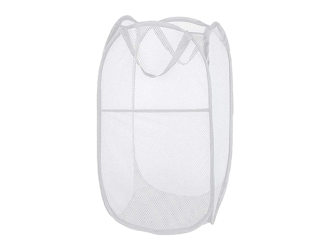 Cesta de ropa plegable, transpirable y reforzada de nailon. GOKOCO