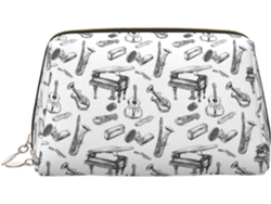 Neceser con estampado de instrumentos musicales | Sin marca