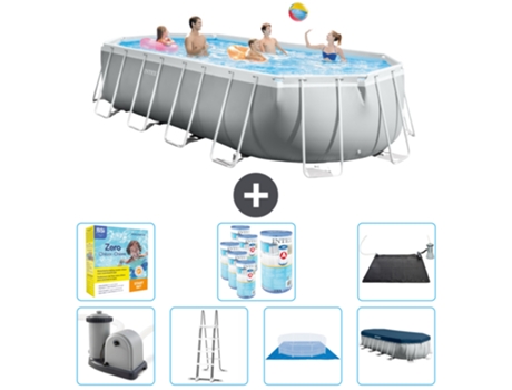 Piscina Tubular INTEX 26798GN-CB50 (18202 L - 305x122cm)