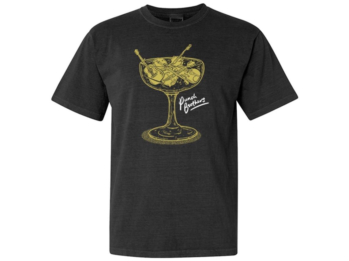 Punch Brothers Coupe Glass T-shirt Rockinstone Unisex Adults Best Sellers Size:xl