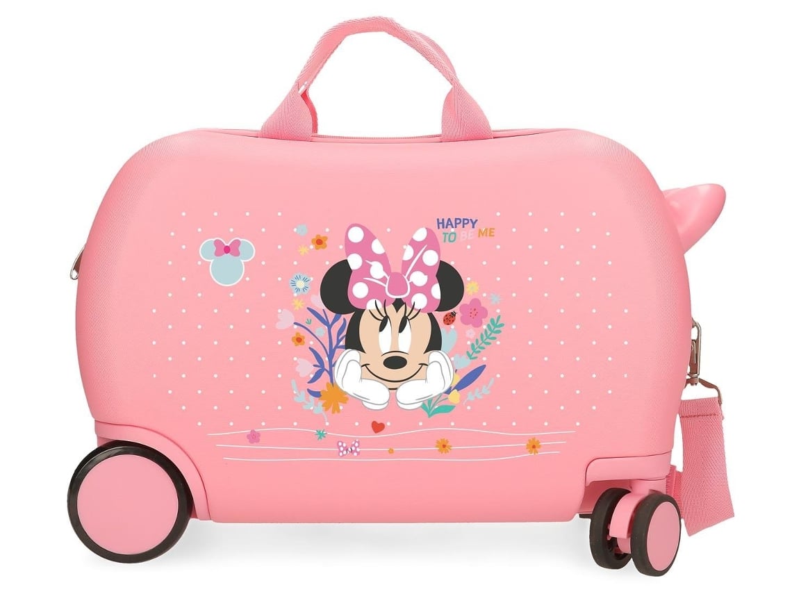 Maleta infantil Disney Minnie Happy to Be Me rosa (31 x 45 x 20 cm - 24 l)