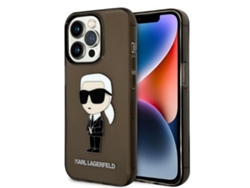 Estuche Ikonik para iPhone 14 Pro KARL LAGERFELD Negro