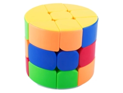 Quebra-Cabeças de Cubo Mágico Velocidade 3X3 Torção Mestre Ultra-Suave Base Multicolorida Cilindro Brinquedos Quebra-Cabe