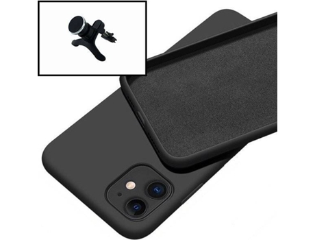 Kit Soporte Magnético y Funda iPhone 12 Pro Max Rosa