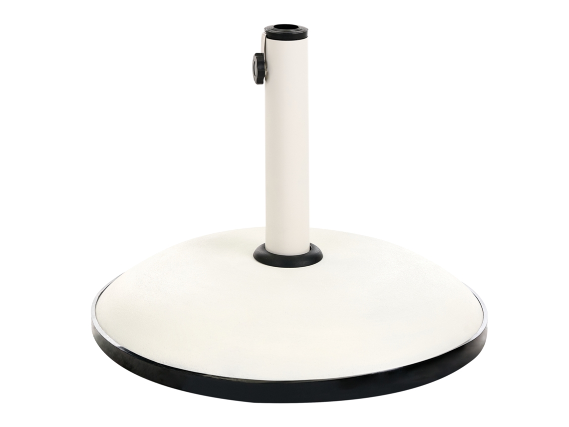 Beliani Canzo Base Parasol Hormigón Blanco 54x54x40