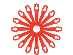 2026-50 Laminas De Repuesto De Cortacésped Linjou De Plástico 83mm Para Frt18a Frt20a1 Ian 282232