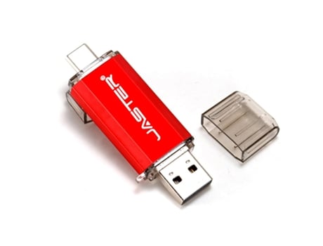 Pen USB SLOWMOOSE Drive Stick 2.0 para Dispositivo Tipo C (Rojo - 128GB)