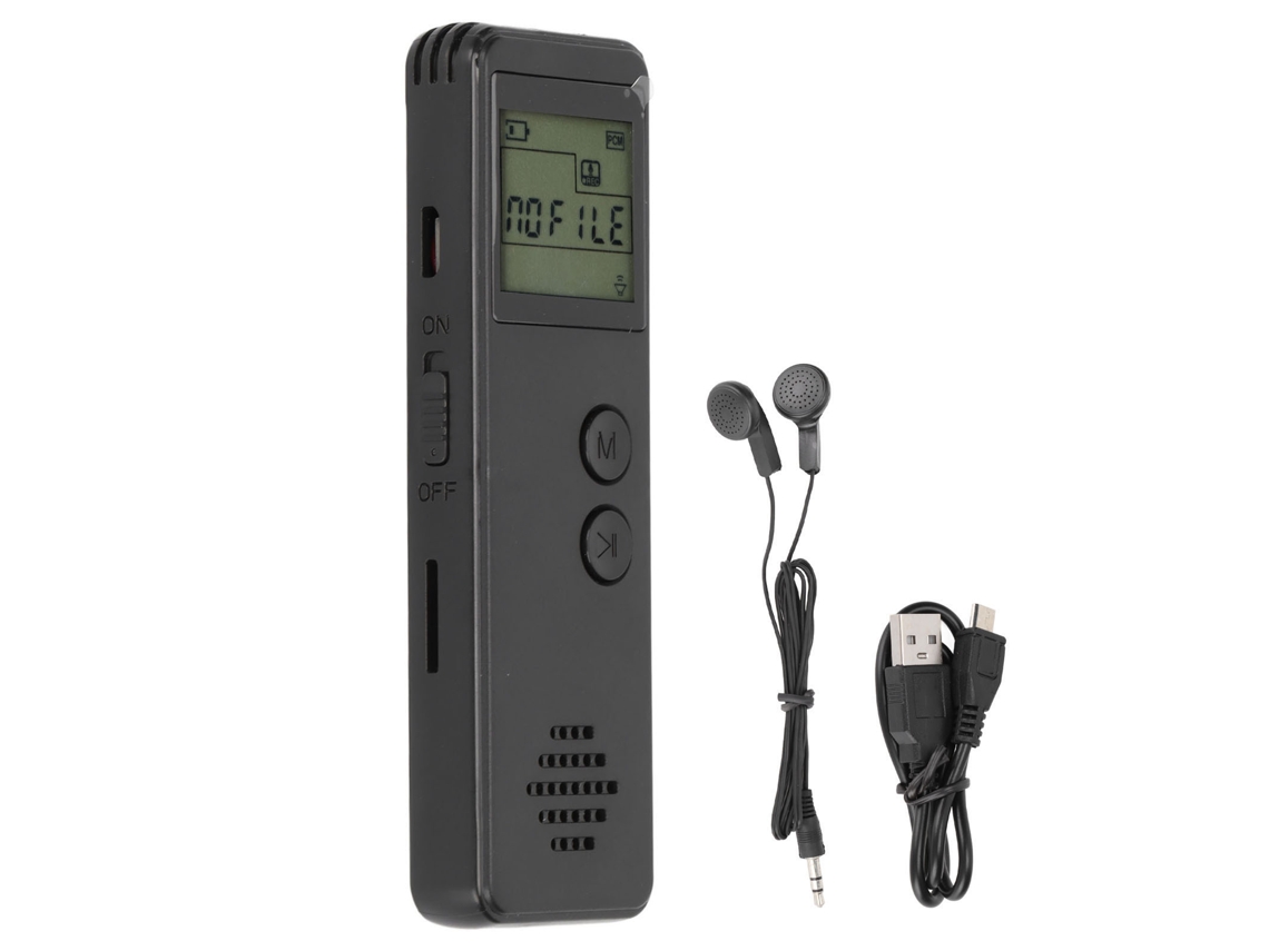 Gravador Digital De Voz 299 Com Ativação Por Voz, Tocar E Gravação Com Um Toque Para Aulas E Reuniões