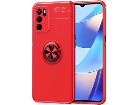 Funda Oppo Reno 6 5G HFS-HOUSE Finger (Rojo)
