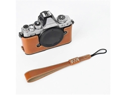 Bolsa para cámara, funda protectora de piel sintética, de medio cuerpo, con ranura para batería, compatible con Nikon Z Fc Facpoet