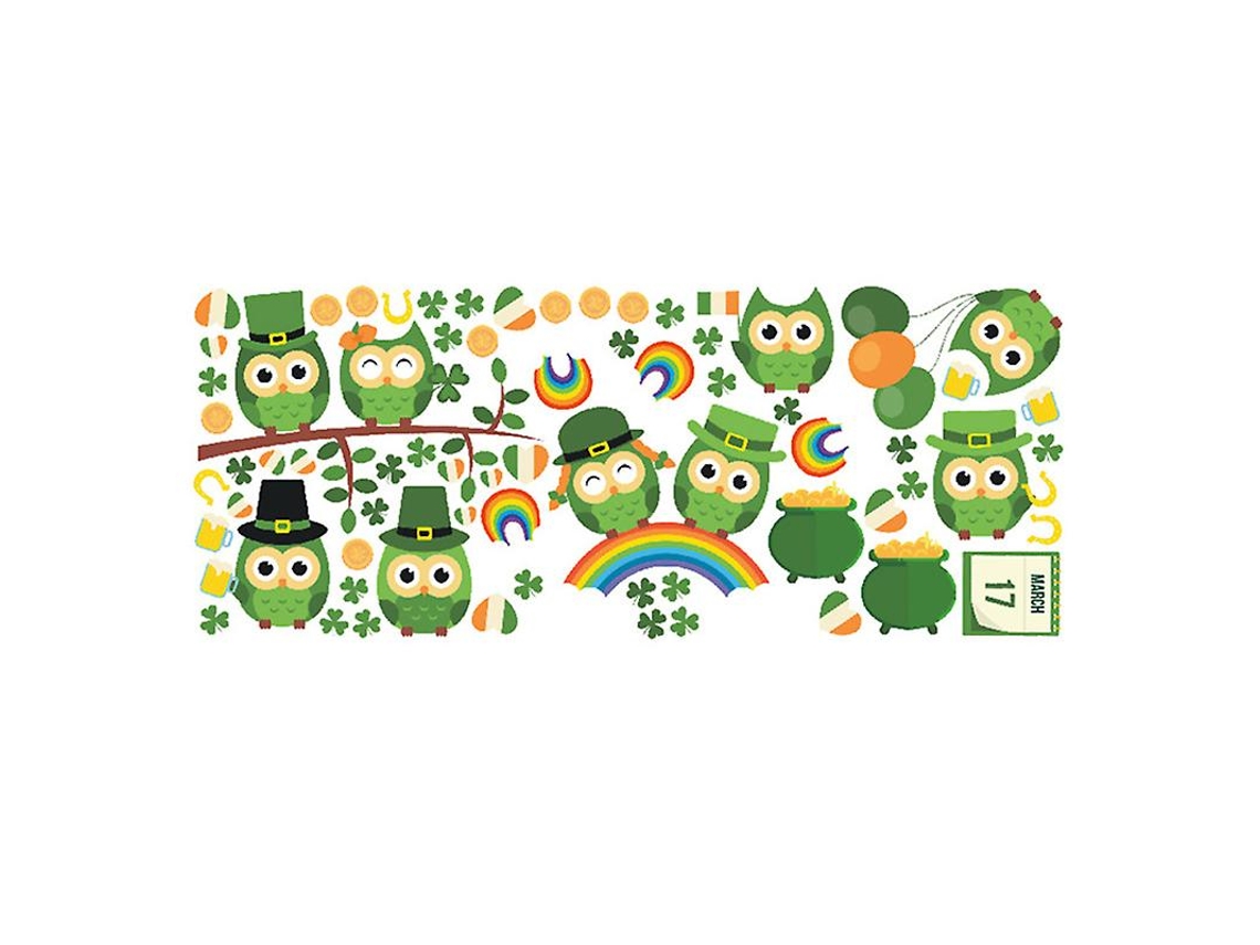 1 Uds. Adhesivos Para Fiesta De Irlanda