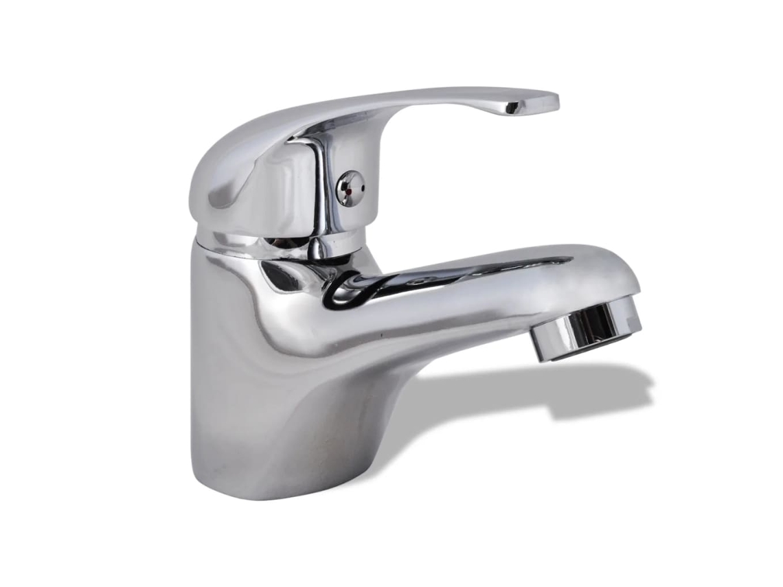 Grifo monomando para lavabo cromado DKD HOME DECOR