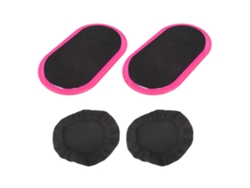 2 discos deslizantes para entrenamiento abdominal. Equipo de fitness.