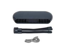 Abanico Portátil Para Cochecito 4 Velocidades Usb Recargable Con Trípode Flexible Clip Para Asiento De Bebé Azul