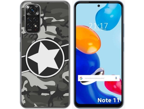 Carcasa Xiaomi Redmi Note 11 TUMUNDOSMARTPHONE Dibujos Camuflaje 02 Multicolor