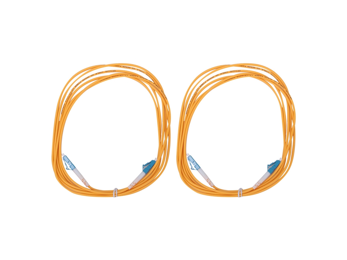 Cable De Fibra Óptica Monomodo Lc Upc A Lc Upc De 3 Metros (2 Unidades)