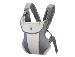 Portabebés Digitallab de tela ergonómica, fácil de ajustar, transpirable, suave y agradable para la piel (gris)