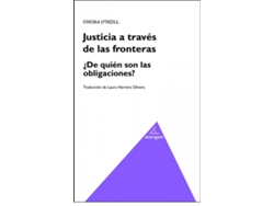Libro Justicia Entre Fronteras de Onora O'Neill (Español)