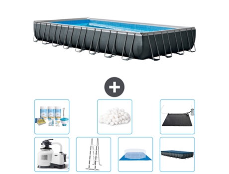 Piscina Tubular INTEX 26374GN-CB44 (54368 L - 488x132cm)