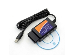 Herramienta De Diagnóstico Automotriz Usb Elm327 Obdii Para Computadora Portátil/pc (negra)