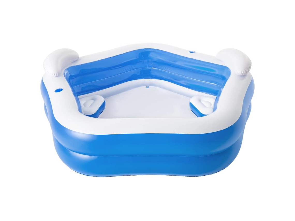 Colchoneta de piscina BESTWAY Azul (213 x 206 x 69 cm)