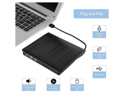 Unidad Externa Portátil De Cd/dvd Usb 3.0 Trintion Para Windows, Mac Y Linux.