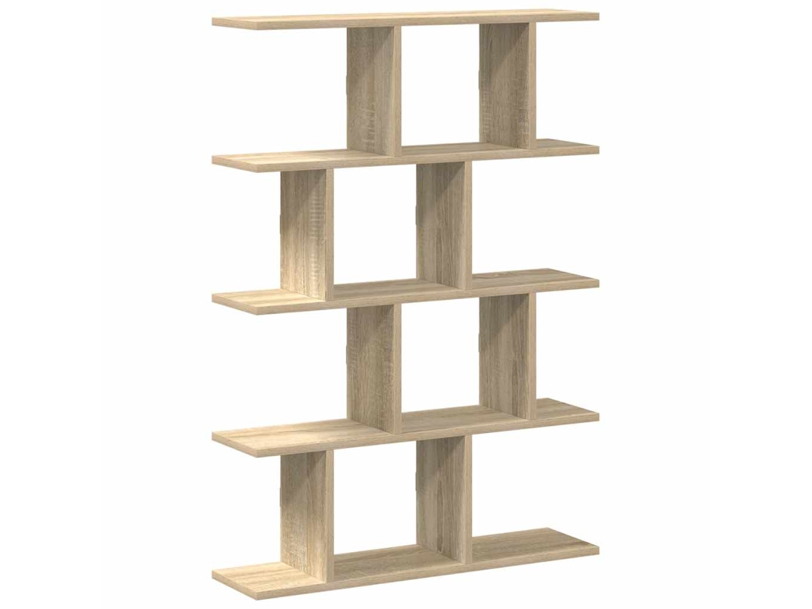 Maison Exclusive - Estante Cubo De Pared 12 Compartimentos Madera Roble Sonoma