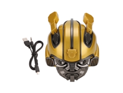 Altavoz Bluetooth Inalámbrico Con Diseño De Abeja, Ranura Para Tarjeta Tf, Luces Led Y Función De Radio Fm.