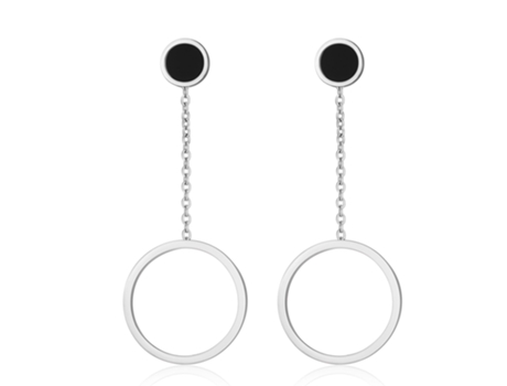 Pendientes AILORIA Armelle (Plateado - 5.6 x 2.3 x 0.15 cm)