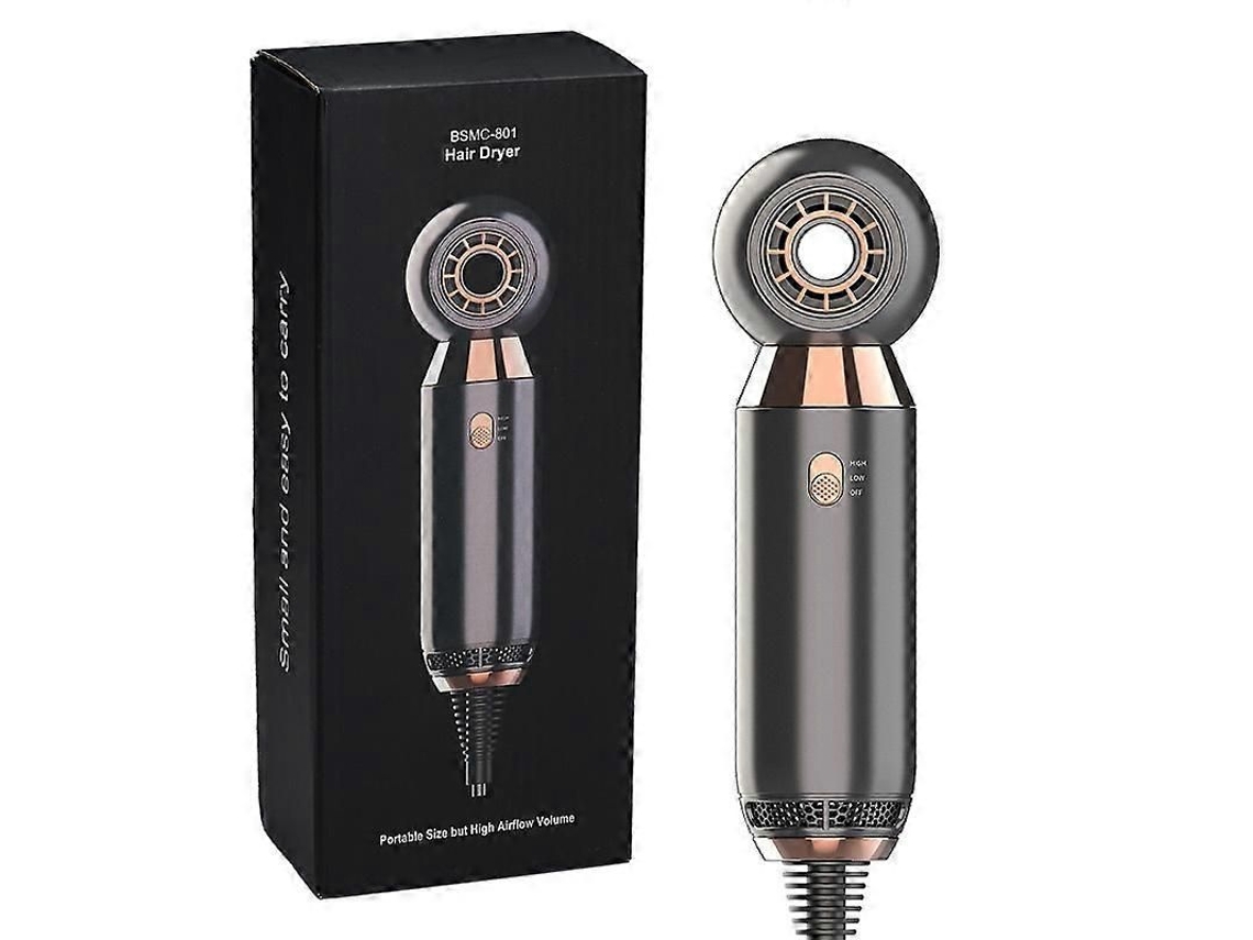 Secador De Cabelo Sem Pás, Mini Secador De Cabelo, Ideal Para Casa, Viagens E Hotéis, Com Alta Velocidade De Vento E Secagem Rápida.