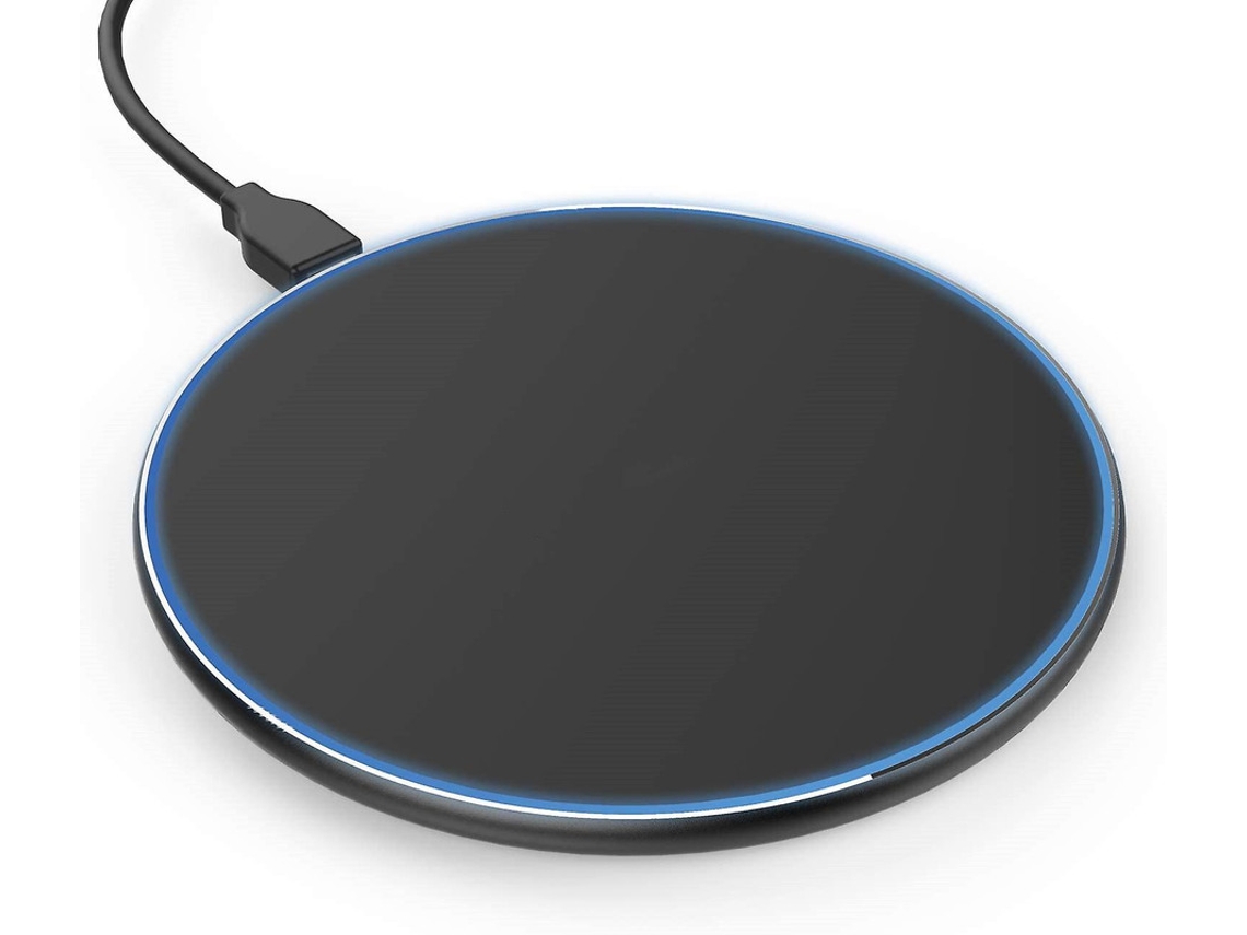 Cargador Base Carregamento Para Apple, Samsung Yizhood Negro