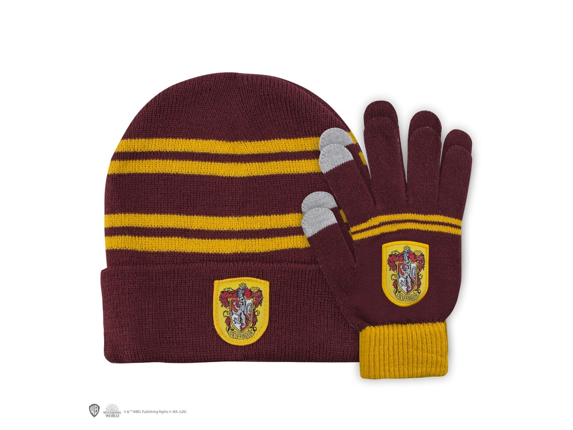 Cnr - Conjunto de gorro y guantes Gryffindor Kids B.active