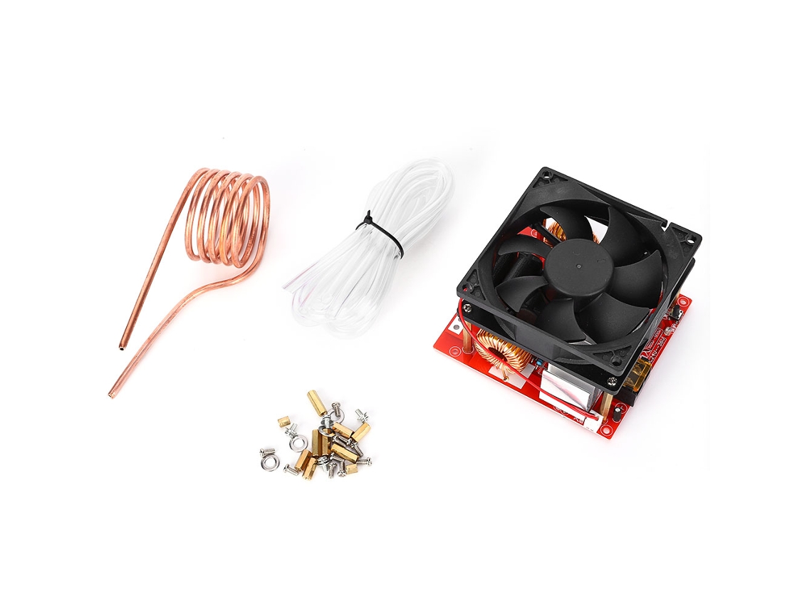 Módulo De Calentamiento Por Inducción Zvs De 500 W, Dc24v-36v, Con Ventilador Y Bobina Calefactora.