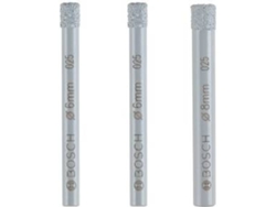 Juego de brocas de diamante BOSCH Expert for Ceramic (6/6/8) para destornilladores