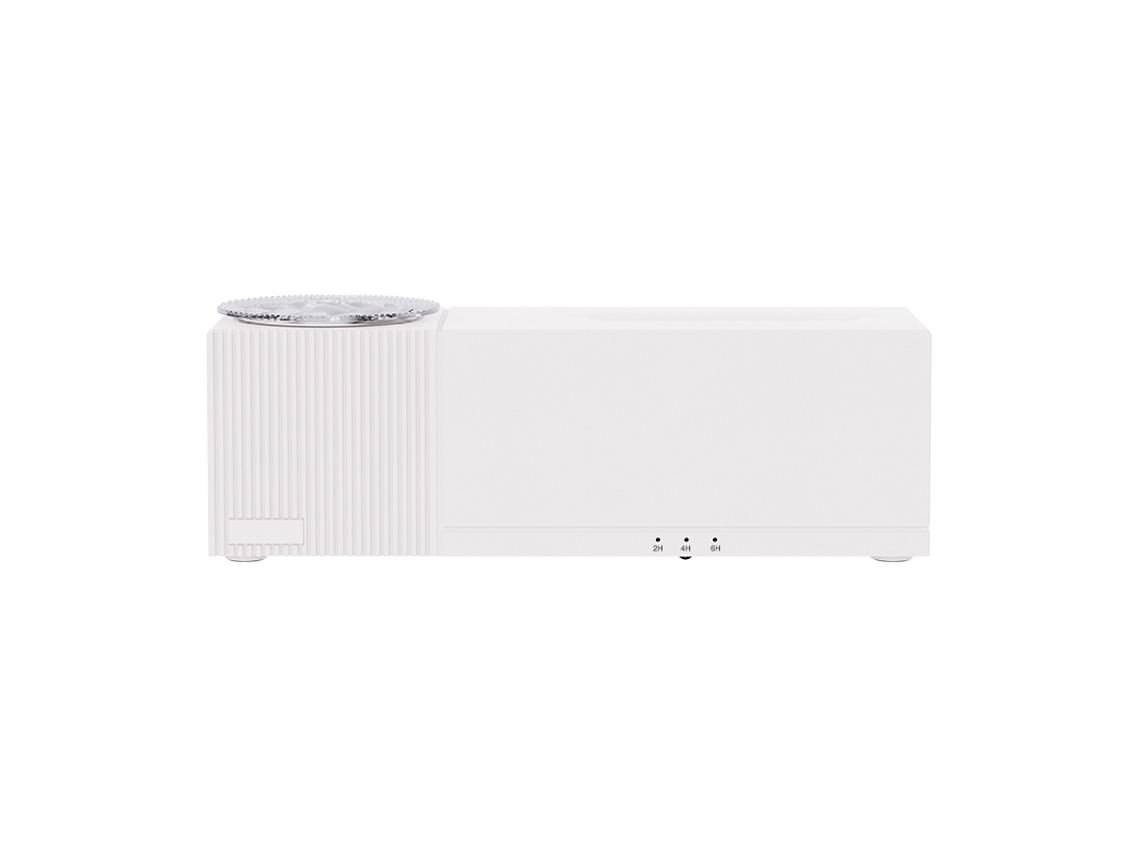 Humidificador De Aroma Con Ondas De Agua De 150 Ml (blanco) Con Control Remoto Y Rotación Dinámica De 360°.