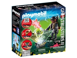 PLAYMOBIL Ghostbusters: Los Cazafantasmas Winston Zeddemore (Edad Mínima: 6 - 24 Piezas)