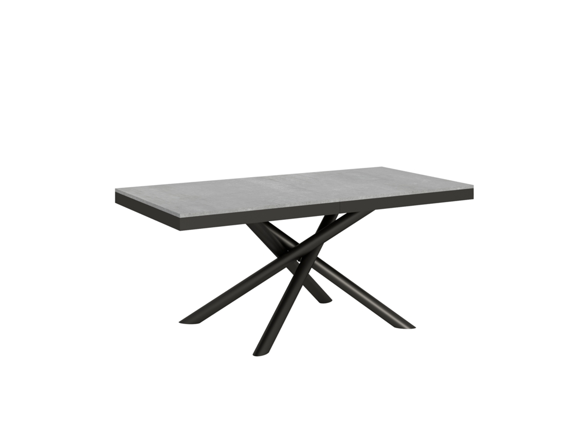 Mesa de Comedor ITAMOBY Famas Evolution (90x180/284 - Paneles de Melamina - Cemento)