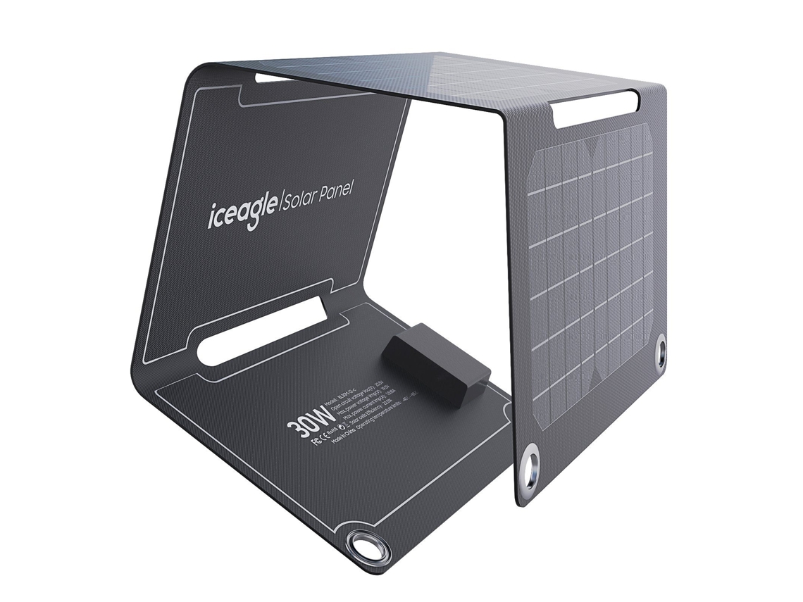 Cargador Solar Panel Solar Monocristalino Plegable De 30W ICEAGLE